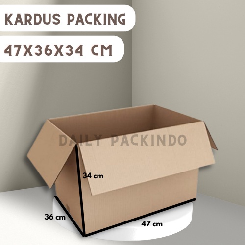 Jual Kardus/Packing/Dus/Corrugated/Box Ukuran 47x36x34 Cm Dus Besar C ...