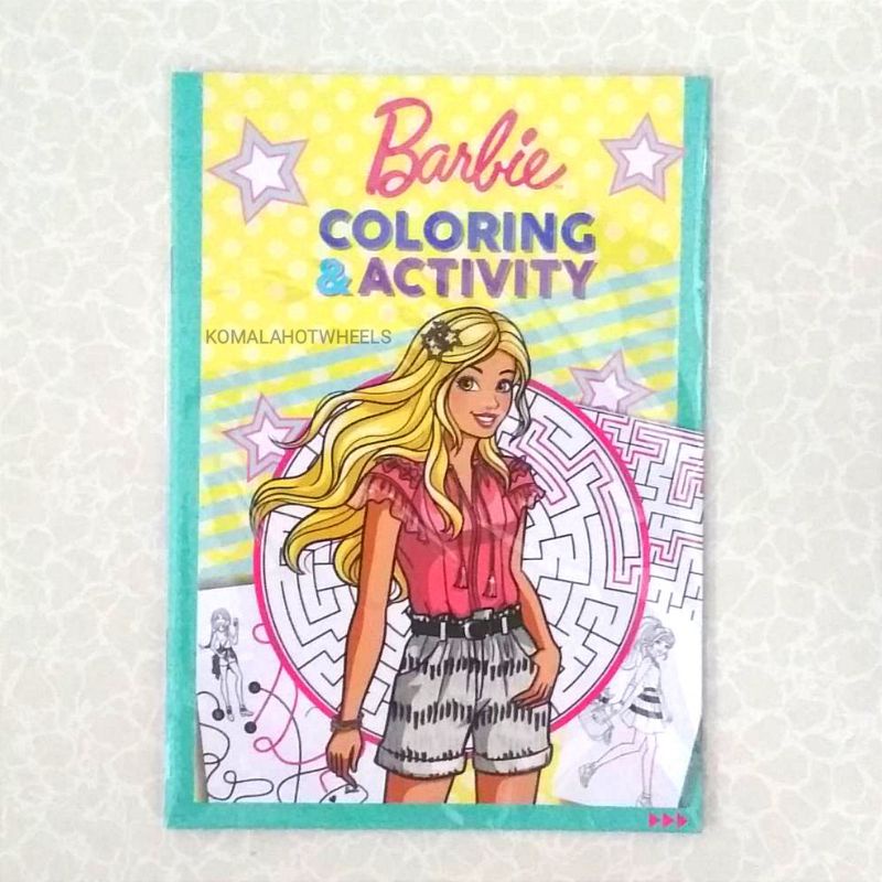 Jual Buku Barbie Coloring Activity Shopee Indonesia