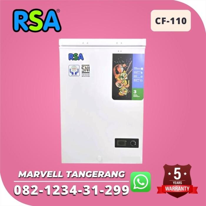 Jual CHEST FREEZER RSA CF 110 KULKAS BOX 100 LITER ORIGINAL | Shopee ...