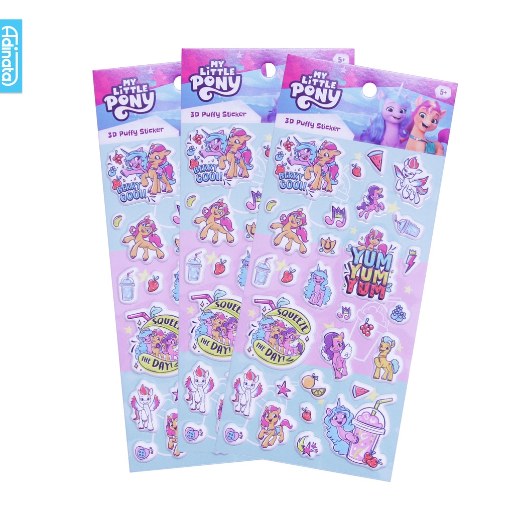 Jual My Little Pony Stickers Puffy 2229-6180 | Shopee Indonesia
