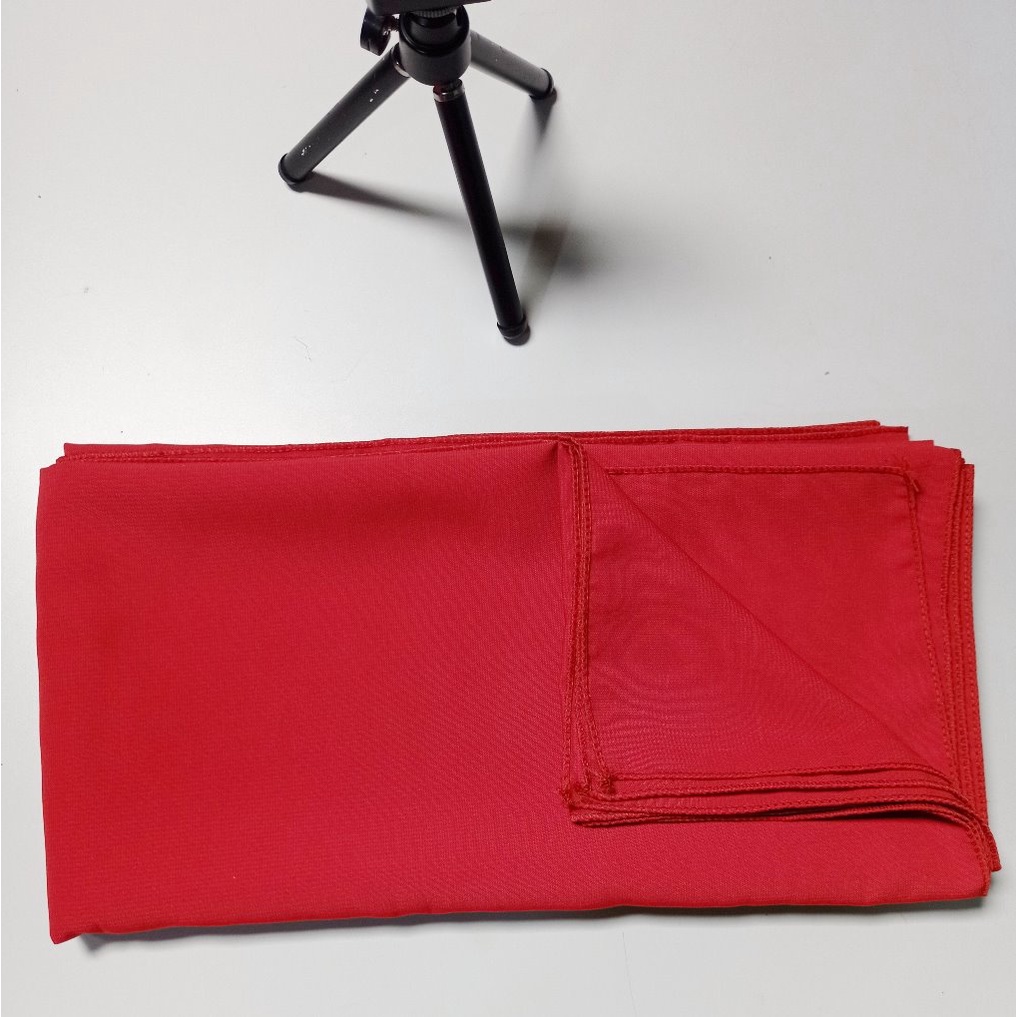 Jual Kerudung PKS Terbaru Segi Empat Merah Bata Polos 130cm | Shopee