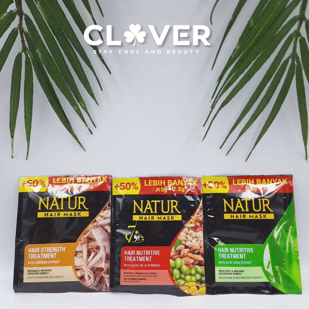 Jual NATUR HAIR MASK 15GR+7.5GR | Shopee Indonesia