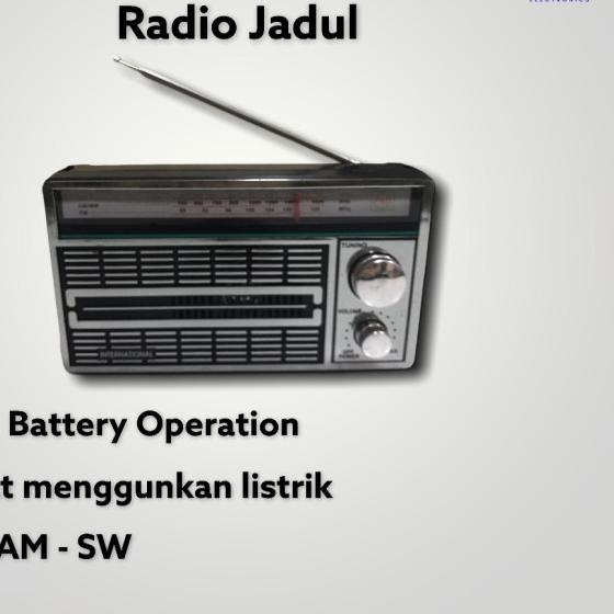 Jual Radio Jadul International Model F4250 FMAMSW Shopee Indonesia