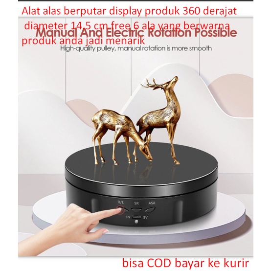 Jual Alat alas berputar display produk 360 derajat diameter 14.5 cm ...