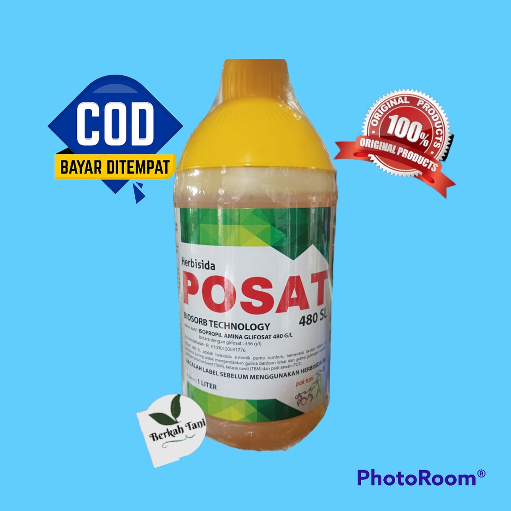 Jual Herbisida POSAT 480SL Kemasan 1Liter Herbisida Sistemik Basmi ...