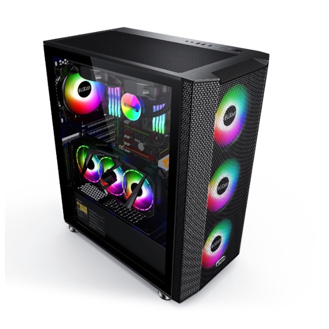 Jual Pccooler Diamond Ma Black Mesh Gaming Case Shopee Indonesia