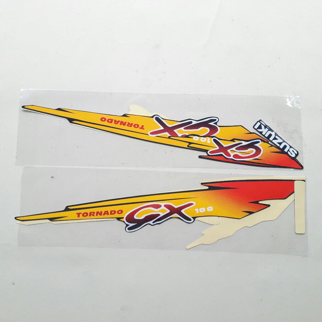 Jual STICKER STRIPING LIS LES BODY MOTOR SUZUKI TORNADO GX 100 1996 ...