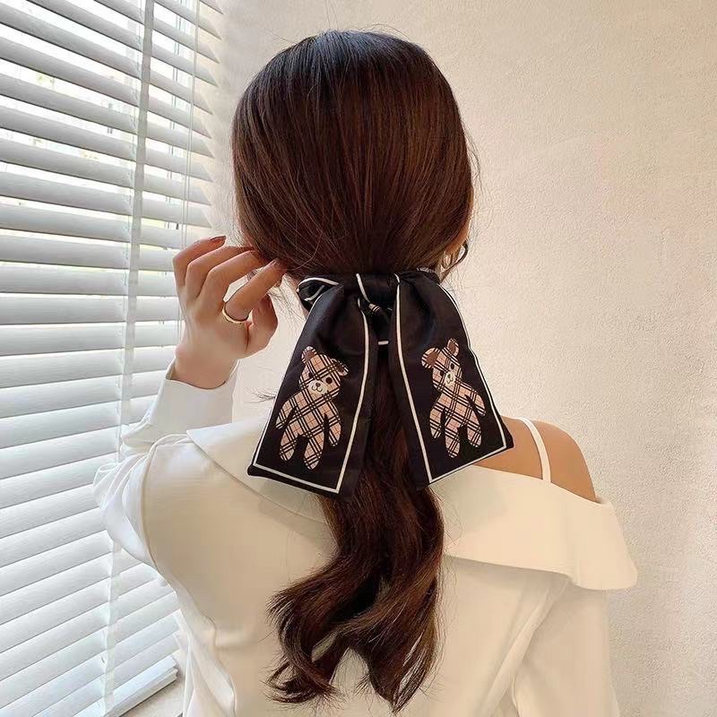 Jual Ikat Rambut Wanita Bentuk Pita Kain Besar Import | Shopee Indonesia