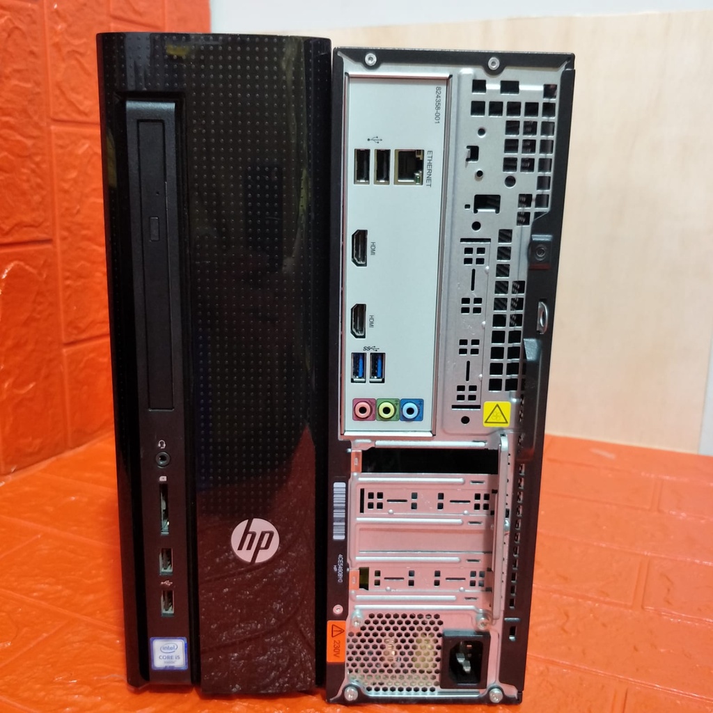 Jual CPU PC HP Slimline Desktop Core i5 Gen6 8GB SSD 256GB | Shopee ...