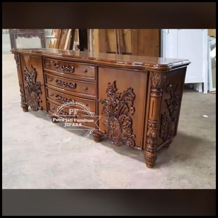 Jual Meja Tv Ukir Kayu Jati - Bivet Pemisah Ruangan Free Ongkir ...