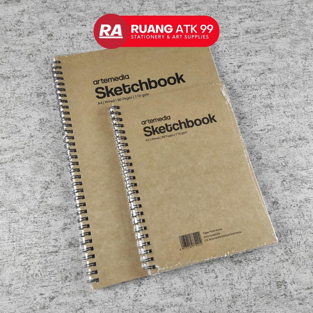 Jual Sketchbook Buku Gambar Buku Sketsa Artemedia Wired Drawing