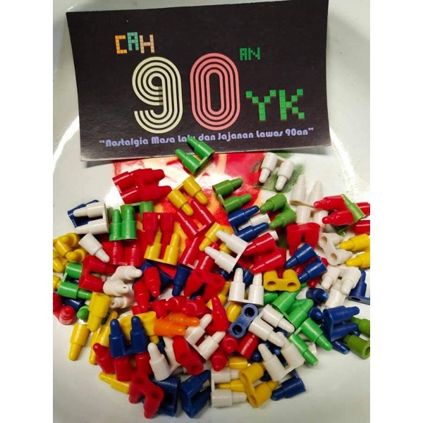 Jual L3GO ROKET Kecil 1cm isi 100pcs per Set Bombik Bombiq Miniset L3G0 ...