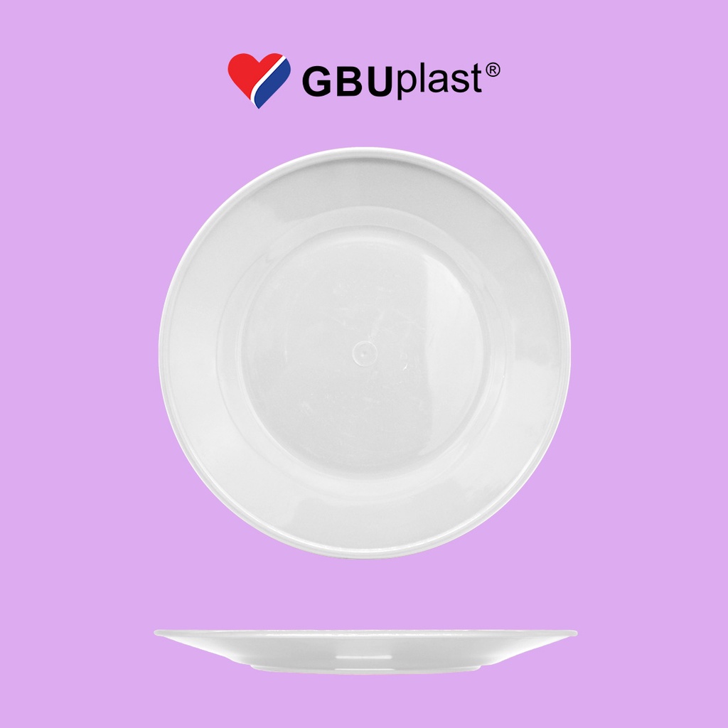 Jual GBUplast Piring Ceper Plastik BPA Free 7 Inch Plastic Plate Food ...