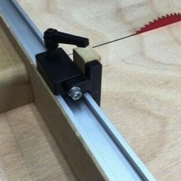 Jual miter t slot / t track table saw runner / table saw fence rail