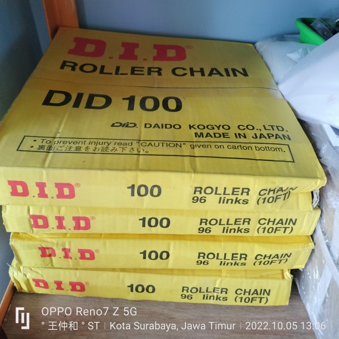 Jual Roller Chain Did Rantai Rs Japan Rs Single Did Japan