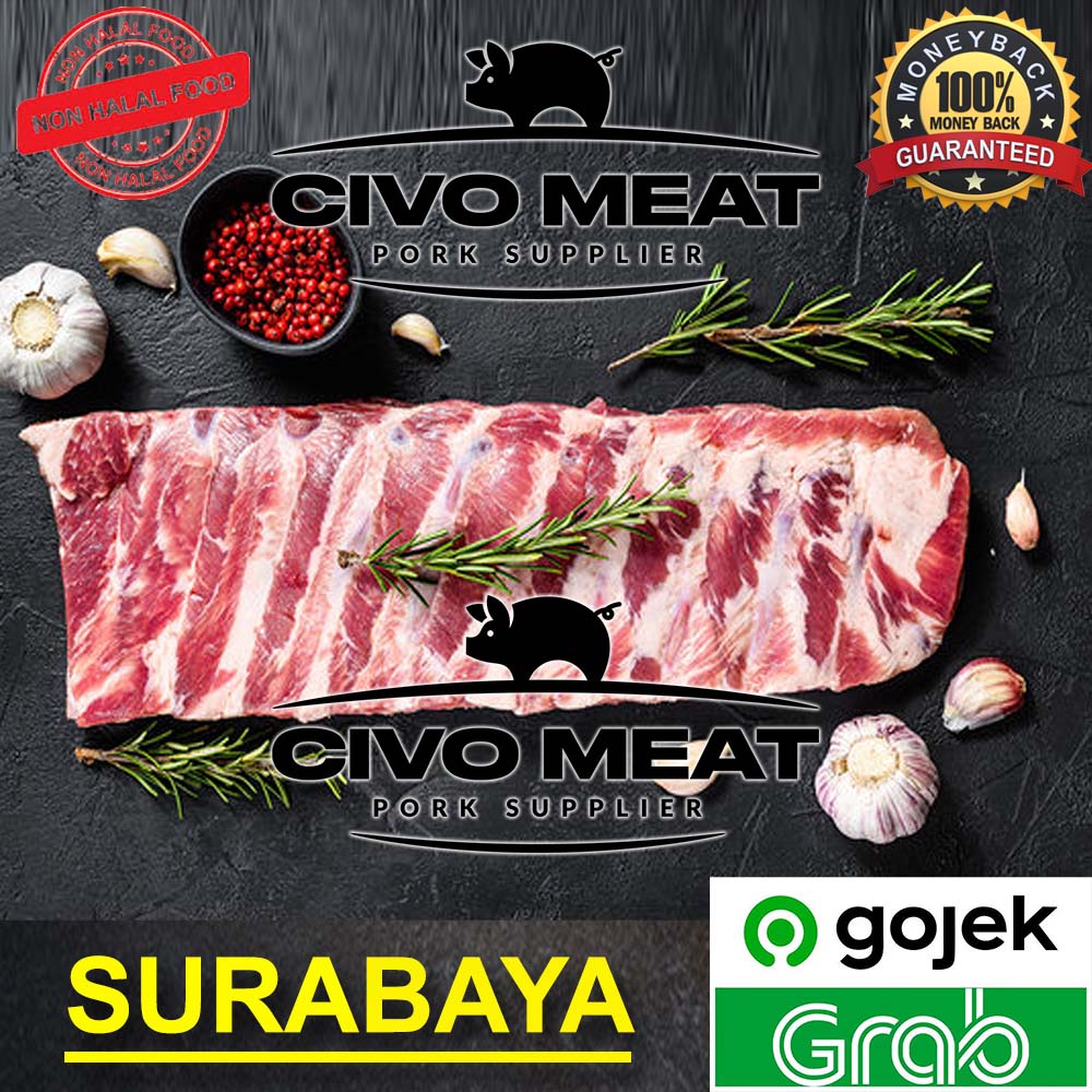 Jual Pork Ribs Barbeque Slab / Iga Murni Bakar (Nuri's / Tony Romas ...