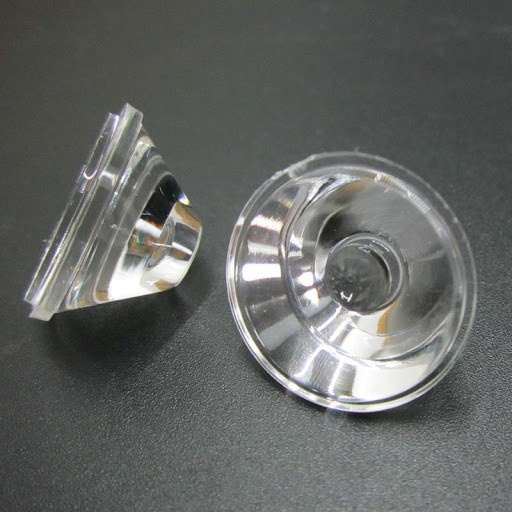 Jual Lensa HPL 20mm LED Plano-Convex Lens fokus sorot 15 30 45 60 90 ...