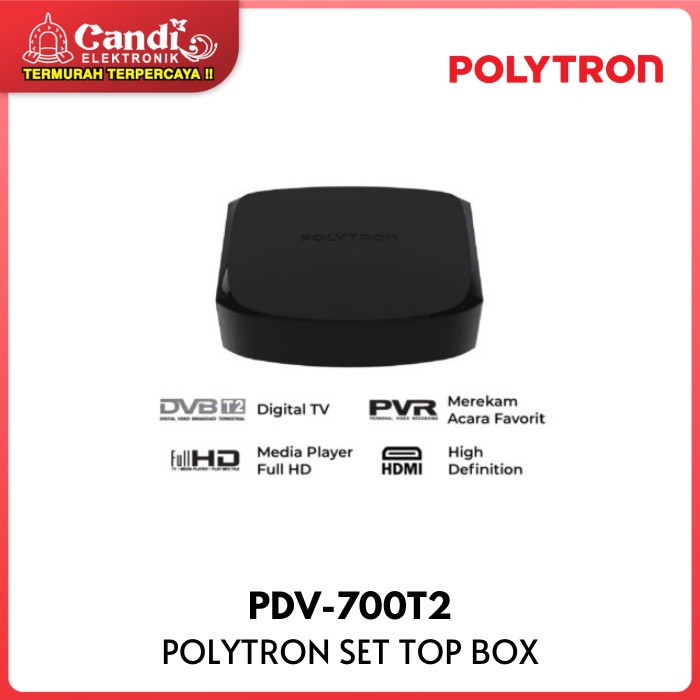 Jual POLYTRON Set Top Box Digital DVB-T2 PDV-700T2 | Shopee Indonesia