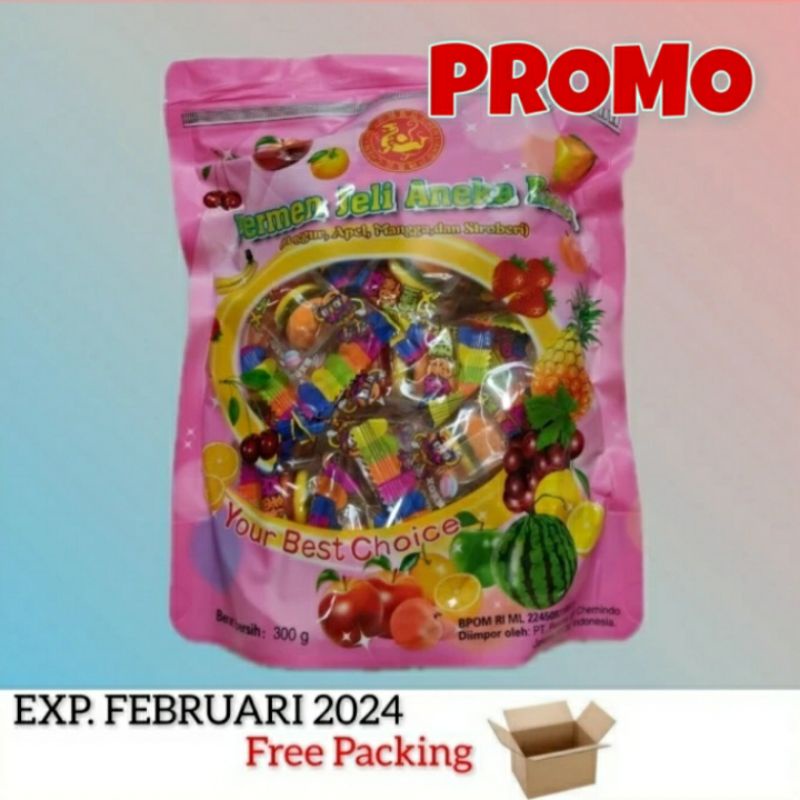Jual Permen jelly chen liang ji aneka rasa/permen jelly burger/permen ...
