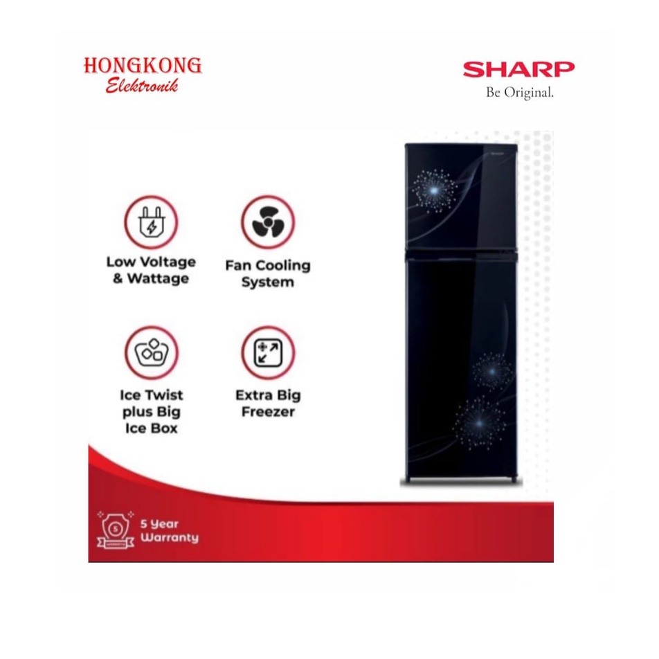 Jual KULKAS SHARP SJ 317 MG LEMARI ES 2 PINTU SJ317MG SJ 317MG | Shopee ...