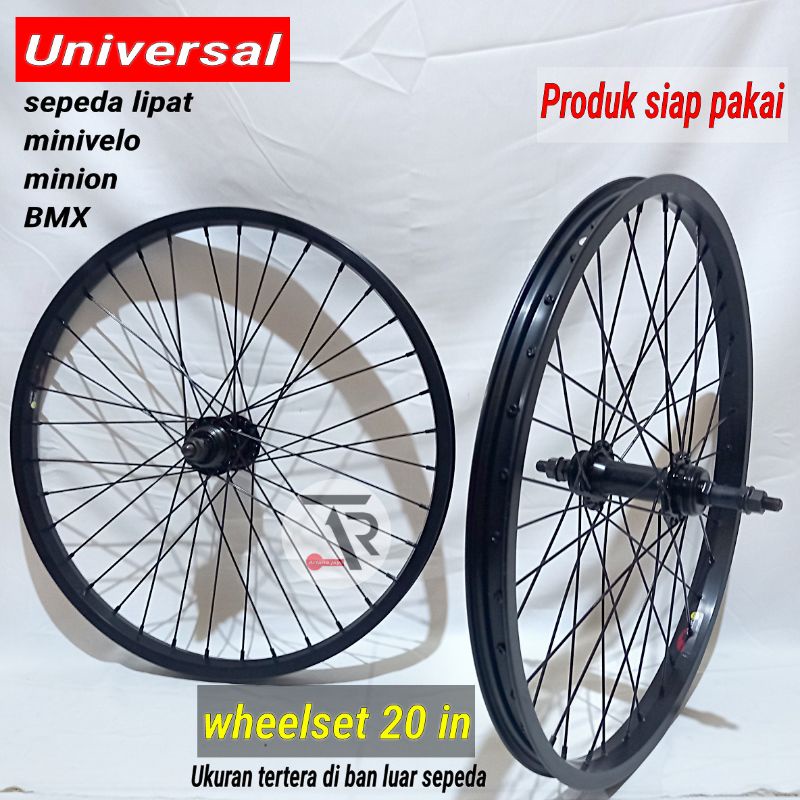 Jual Wheelset Velg Sepeda In Siap Pakai Doble Drat Bisa Cakram Dan Gir Speed Untuk Semua