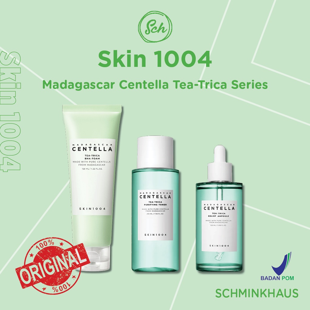 Jual [BPOM] SKIN1004 Madagascar Centella Tea-Trica (Toner/Ampoule/BHA ...