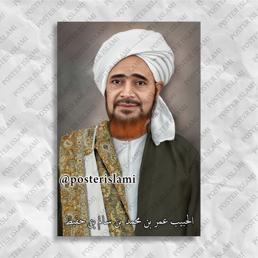 Jual Poster Habib Umar Bin Muhammad Bin Salim Bin Hafidz 24