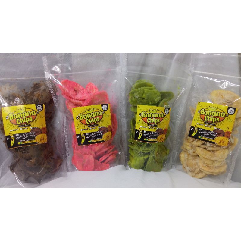 Jual Keripik Pisang Lumer 100gram Varian Rasa Banana Melted Shopee