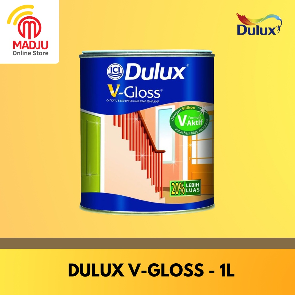 Jual Dulux VGloss Cat Minyak Besi Dan Kayu Ukuran Kaleng Shopee Indonesia