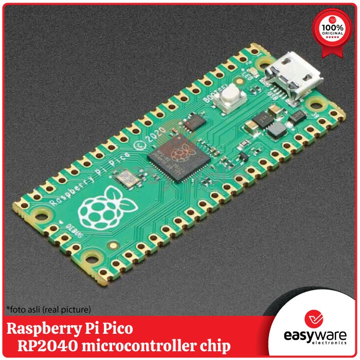 Jual Raspberry Pi Pico RP2040 microcontroller board SASLUN | Shopee ...