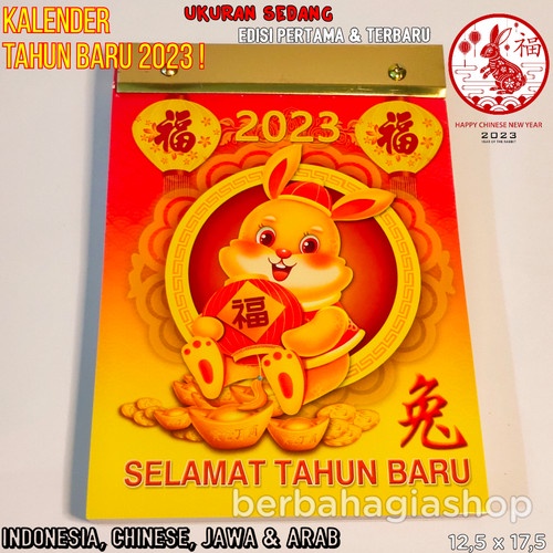 Jual Kalender Harian 2023 365 Lembar Kalender 2023 Cina Jawa Arab Lengkap Terbaru Kalender 5062