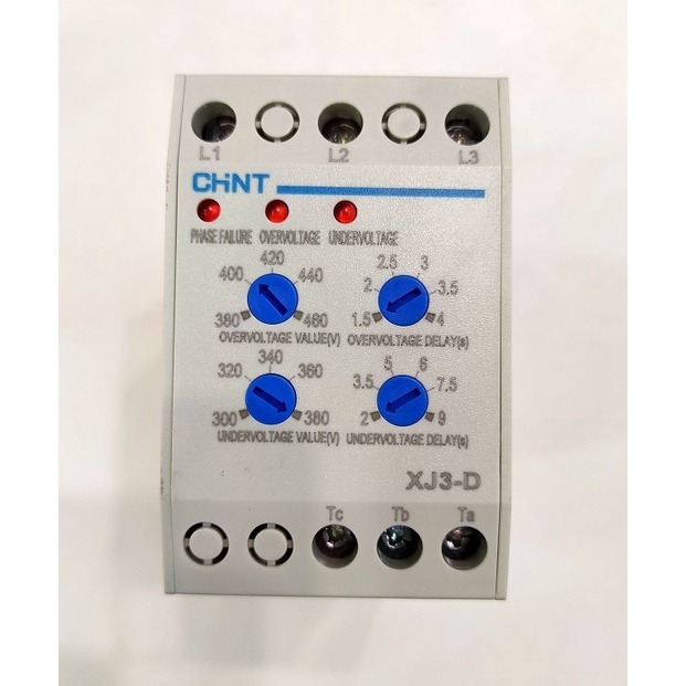 Jual RCP Phase Failure Control RCP Chint XJ3D + Under Voltage Relay XJ3
