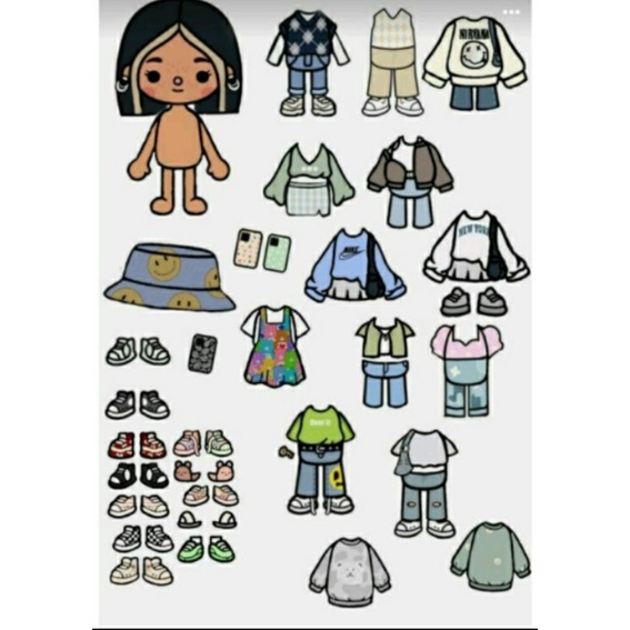 Printable Toca Boca Boy Paper Doll Dress Up Toca Boca, 54% OFF