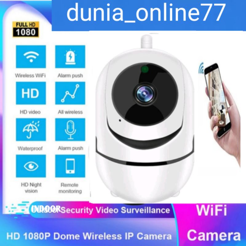 Jual CCTV IP Camera Wifi 1080P 8MP Auto Tracking Cam YCC365 Shopee