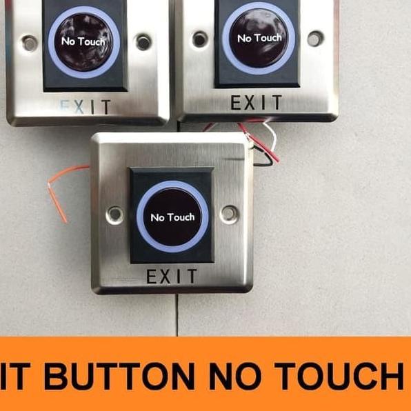 Jual Contactless Button Exit Access Control Infrared No Touch Door ...