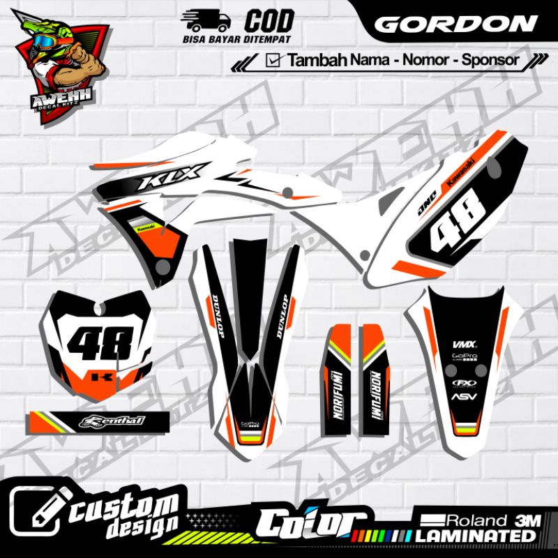Jual DECAL GORDON DESAIN CUSTOM FULL BODY | Shopee Indonesia