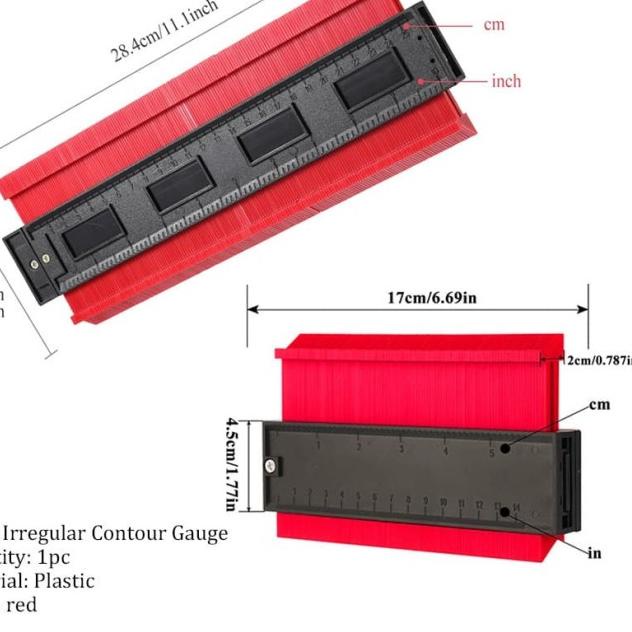 Jual Profile Copy Gauge 250mm Duplicator Tool Alat Copy Jiplak Contour ...