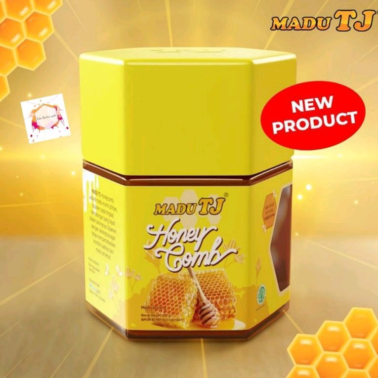 Jual Madu Tj Honeycomb Murni 250 Gr Madu Sarang Madu Dengan