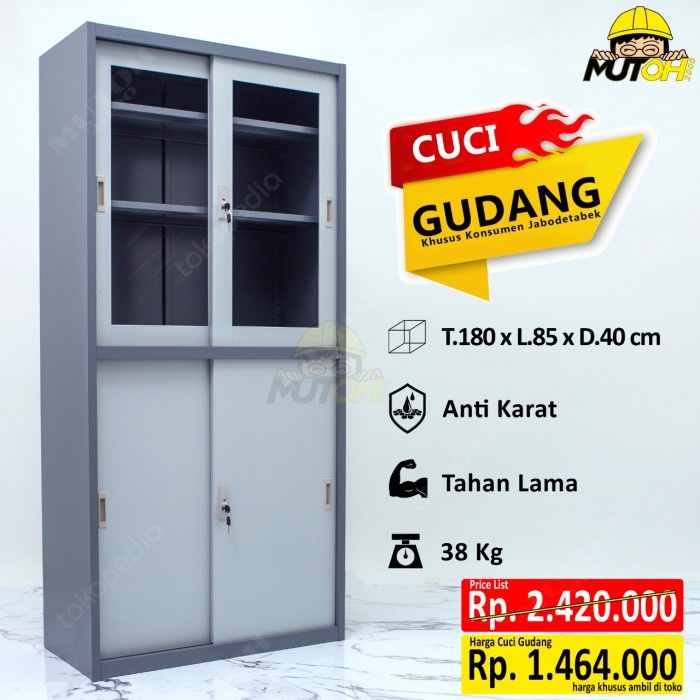 Jual Filling Cabinet Lemari Arsip Lemari Besi Filling Cabinet - Pintu ...