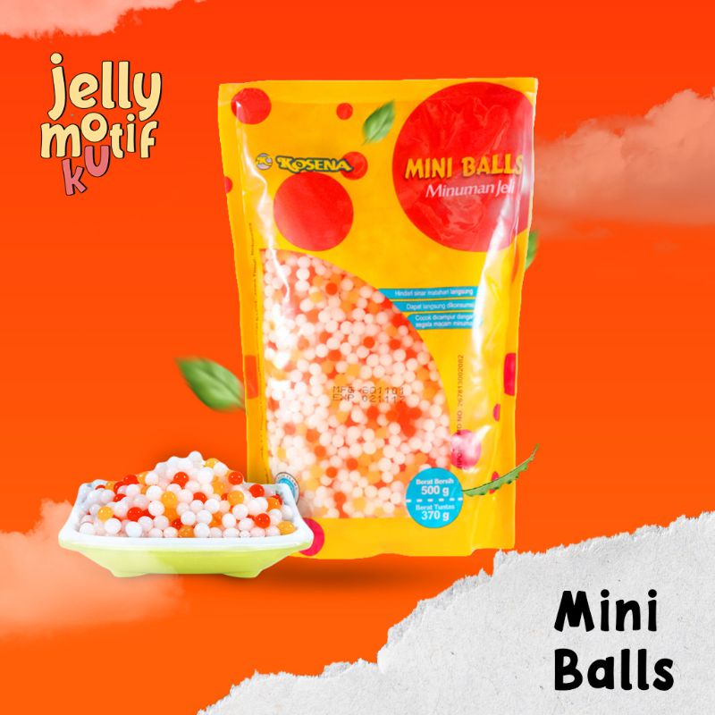 Jual Jelly Bubble Mini Balls Jelly Mutiara Kosena 500g Shopee Indonesia