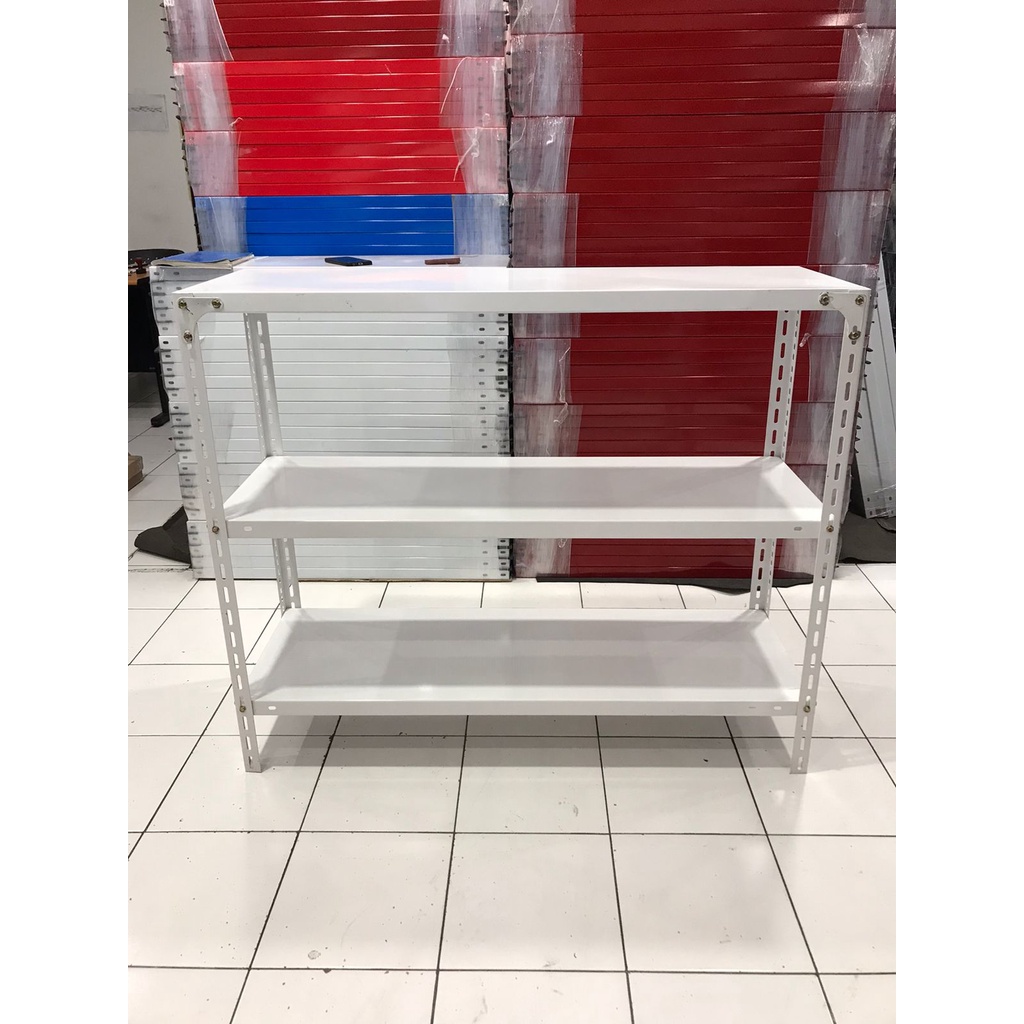 Jual Rak besi siku 3 susun / rak serbaguna / rak barang / rak susun ...