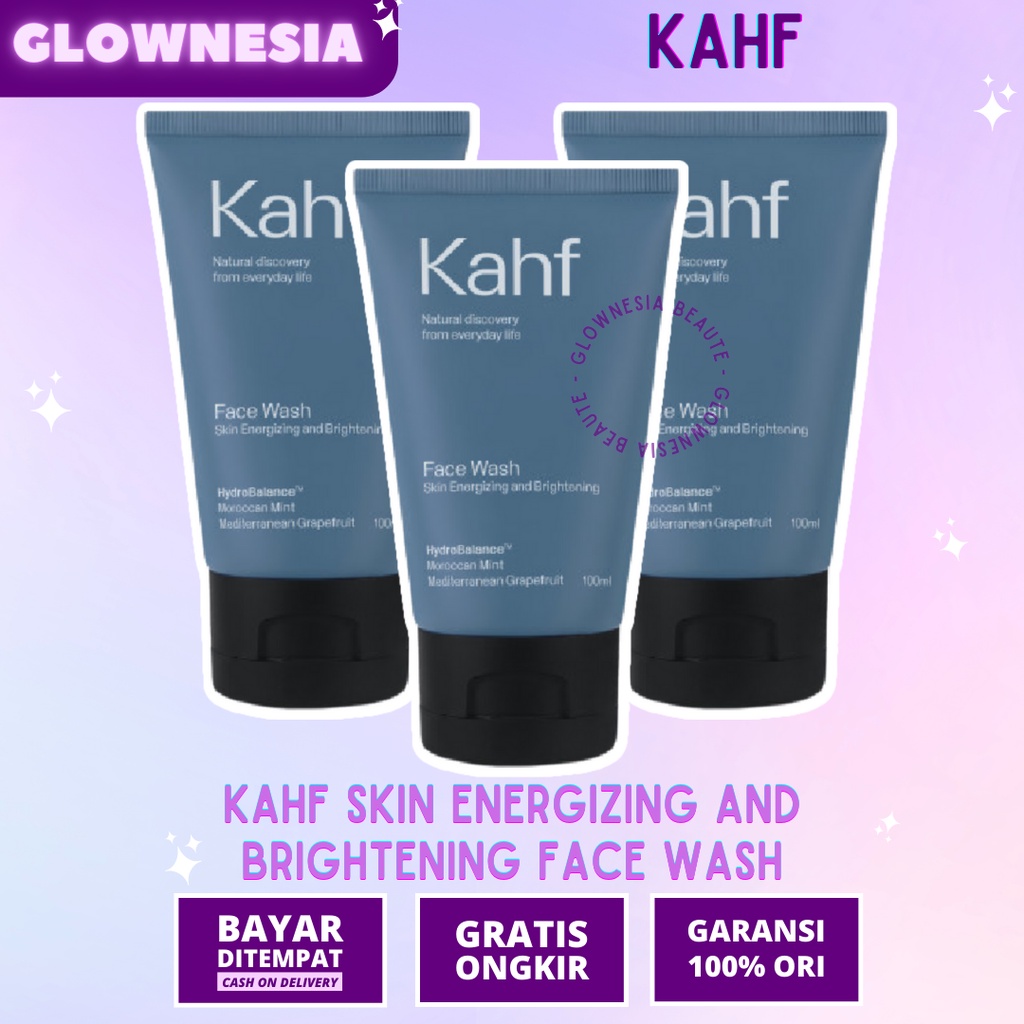 Jual Kahf Skin Energizing and Brightening Face Wash 100 ml Sabun