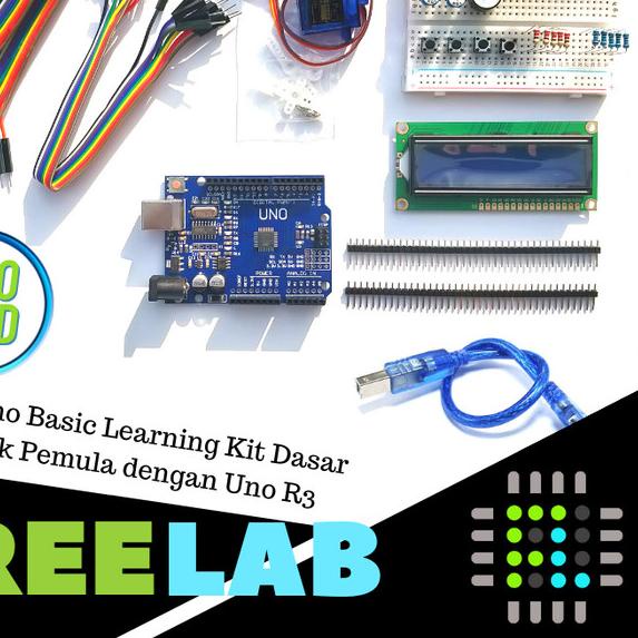 Jual Basic Learning Kit Dasar untuk Pemula dengan Uno R3 CH340 - uno ...
