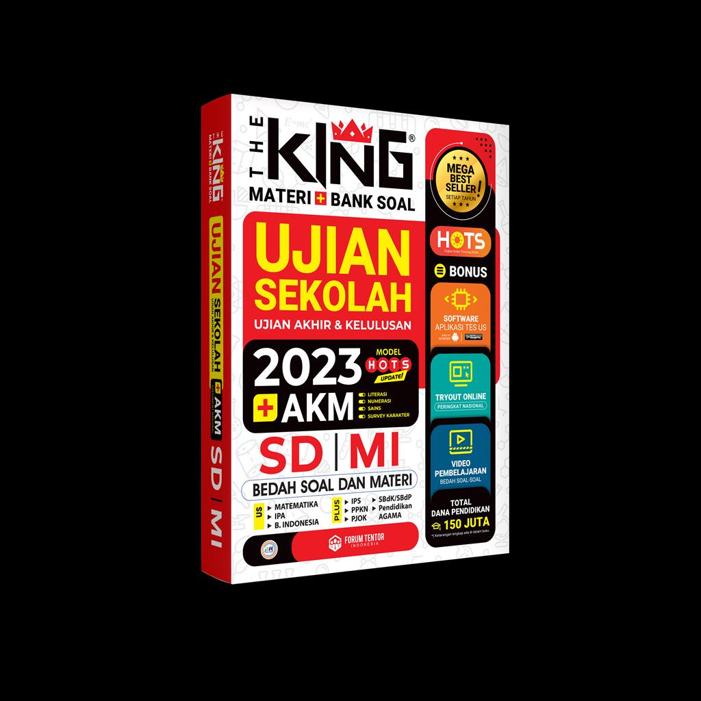 Jual BUKU UJIAN SEKOLAH DAN AKM SMP 2022 THE KING MATERI BANK SOAL ...