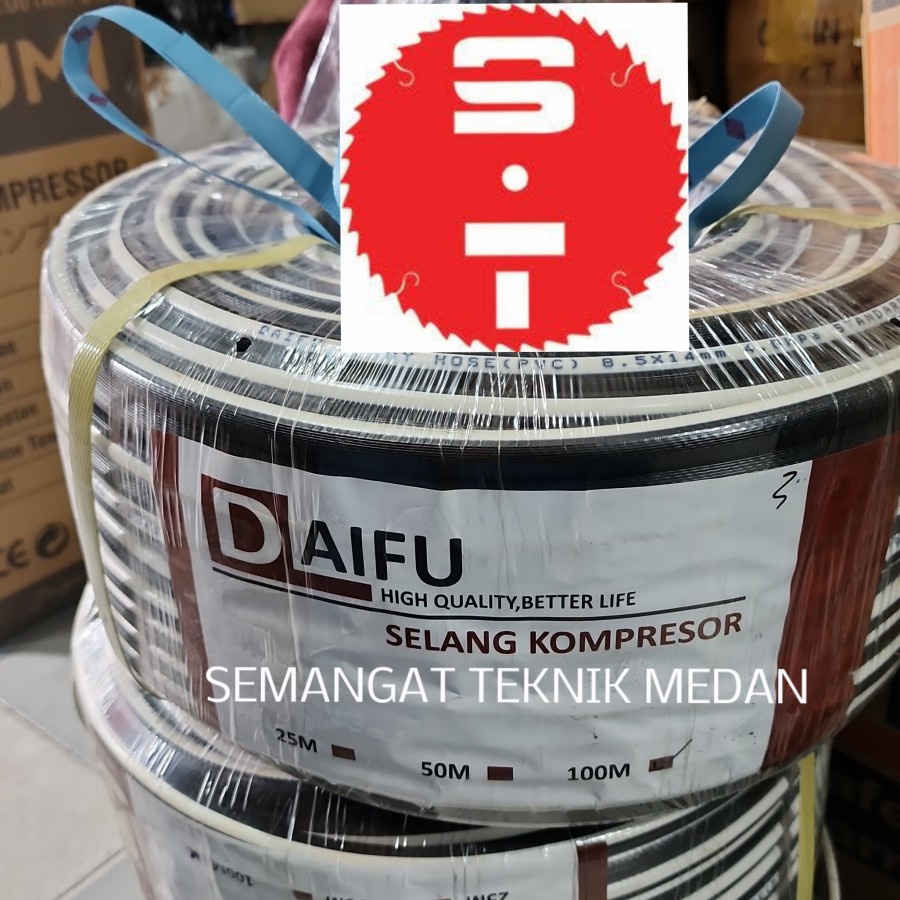 Jual SELANG ANGIN KOMPRESOR COMPRESSOR HIGH PRESSURE 100 METER DAIFU ...