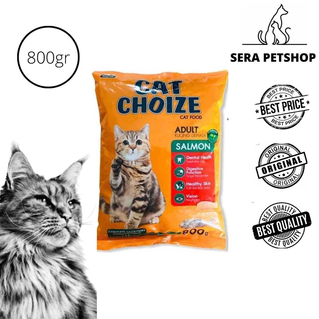 Jual Cat Choize Adult Salmon Makanan Kucing Dewasa Kering Gr Repack Shopee Indonesia