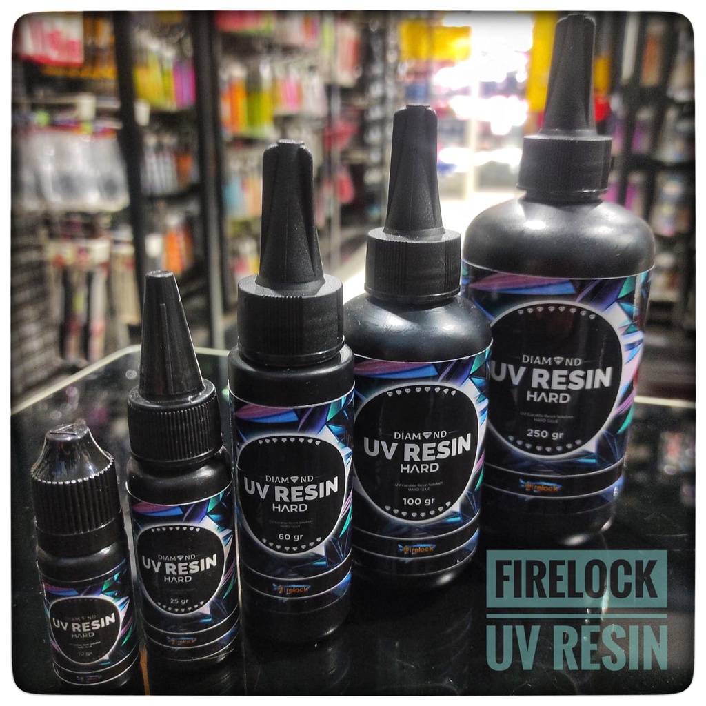 Jual FIRELOCK UV RESIN ( TYPE HARD ) - 10 Gram | 25 Gram | 60 Gram ...