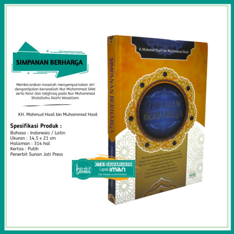 Jual Buku Simpanan Berharga Latin KH. Mahmud Hasil bin Muhammad Hasil ...