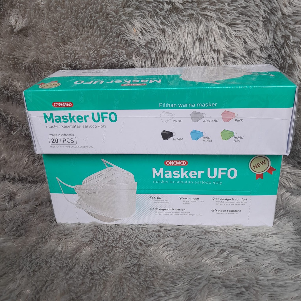 Jual Masker KF94 Onemed | Masker UFO 4ply Earloop ISI 20 PCS | Shopee ...