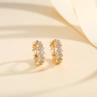Lanme Jewelry Anting Titanium Anting Hoop Anting Wanita Korea Anti Karat Dan Anti Luntur Y835